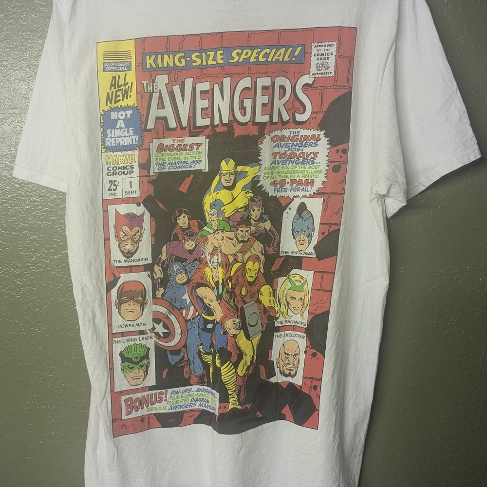 Marvel Avengers White T-Shirt